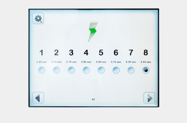 出力設定　レベル8